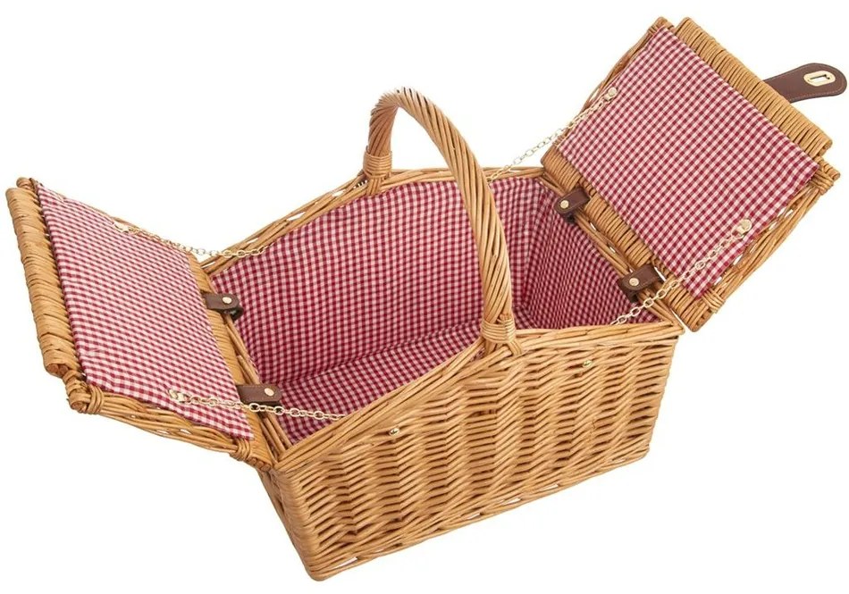 Coș împletit de picnic Orion Big, 40 x 29 x 26 cm