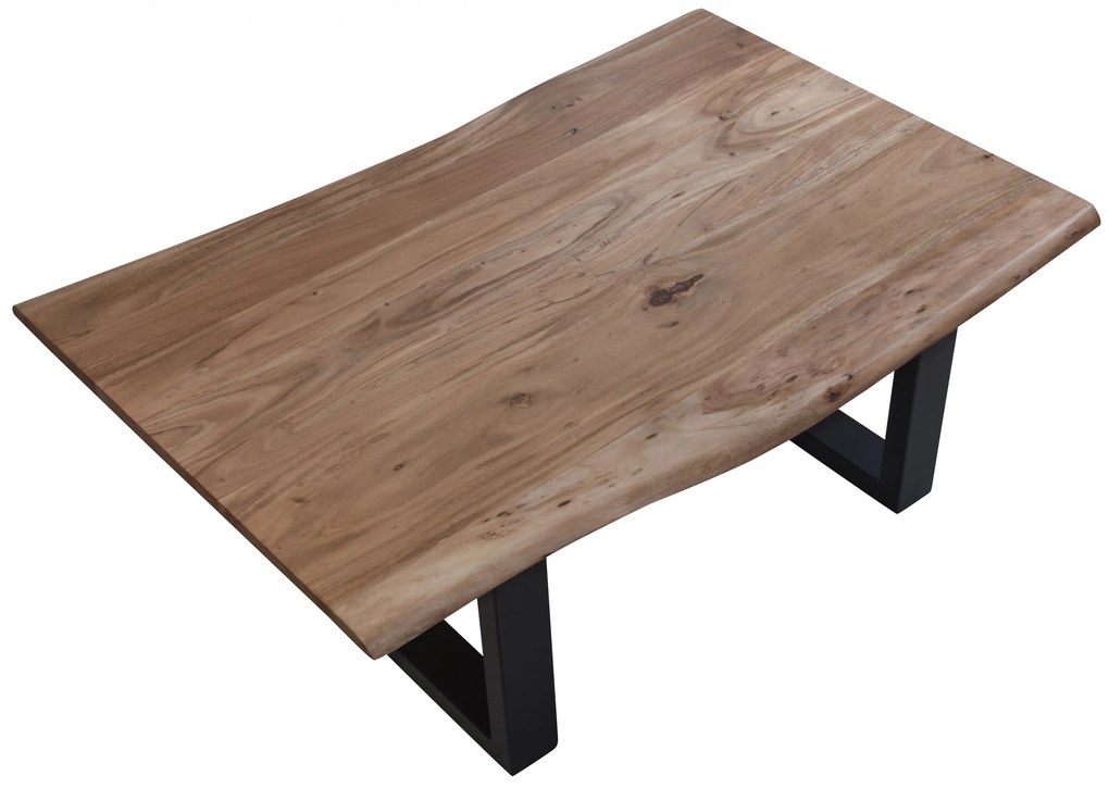 Masuta de cafea dreptunghiulara din lemn de salcam Tables &amp; Co 120x80x45 cm