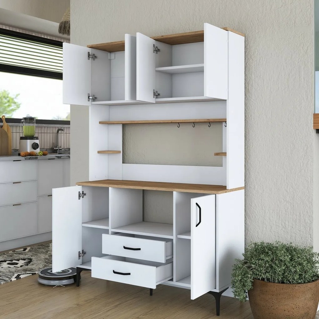 Dulap Jedy Walnut and White