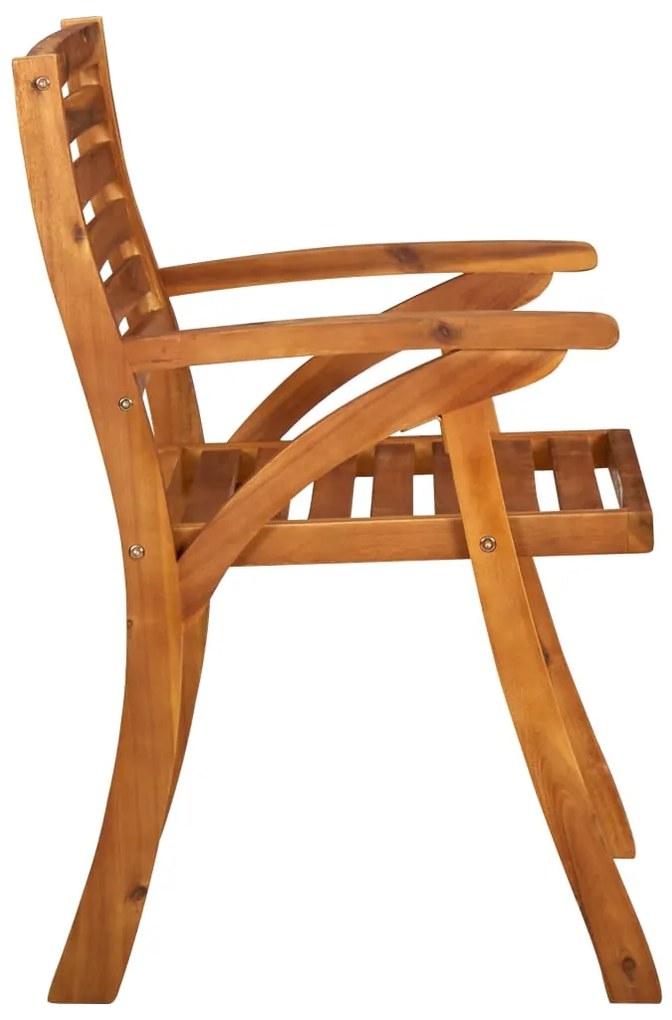Set mobilier pentru gradina, 3 bucati, lemn masiv de acacia Patrat, 3
