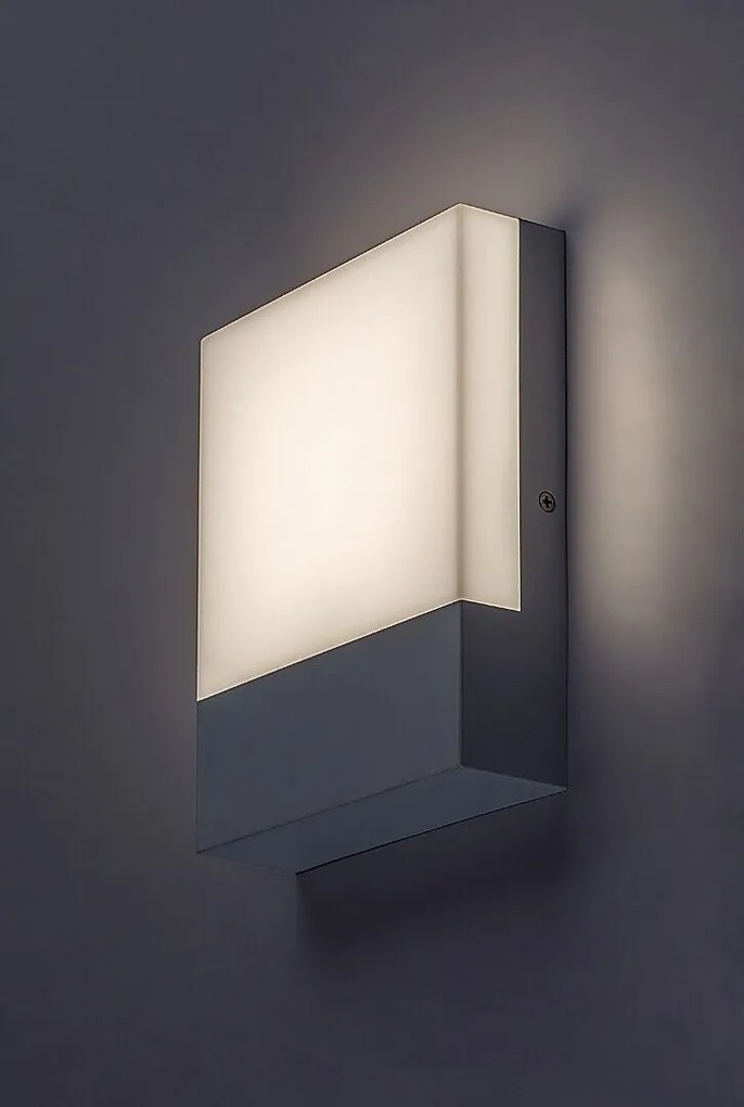 Aplica LED iluminat exterior, Protectie IP44, Gimone alb