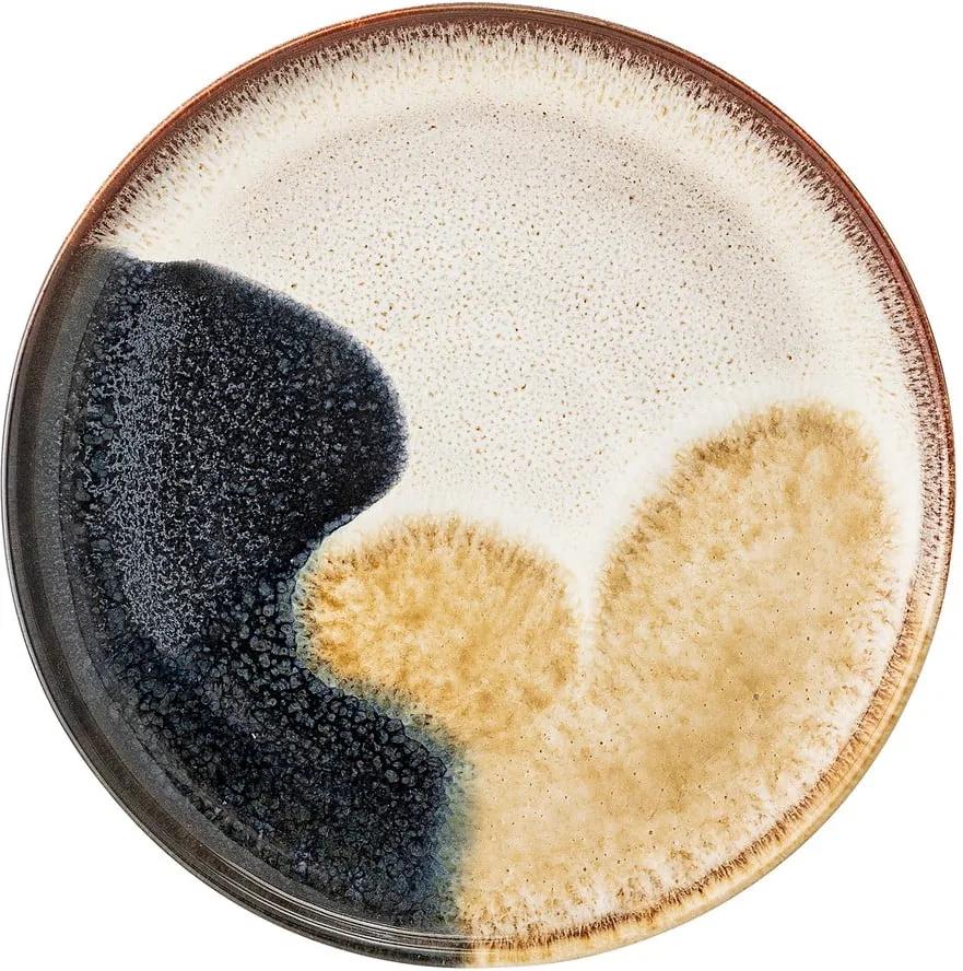Farfurie desert din gresie ceramică Bloomingville Jules, ø 22 cm, multicolor
