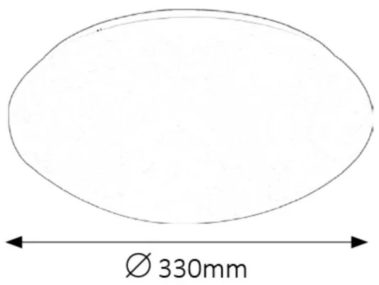 Rabalux 3438 - LED plafoniera baie LUCAS LED/18W/230V
