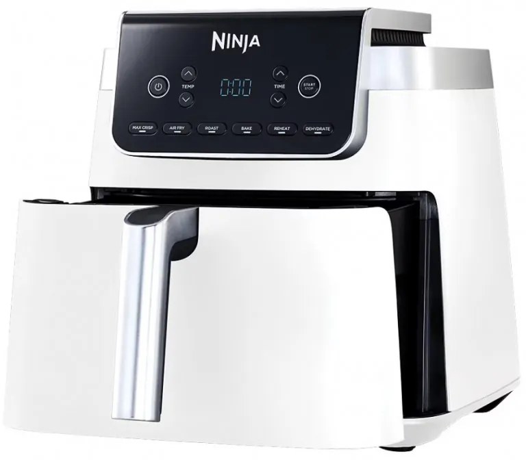 Friteuza cu aer cald Ninja Max Pro AF180EUWH, 2000W, 6.2 L, 1.2 kg, 40-240°C, 6 programe, Alb