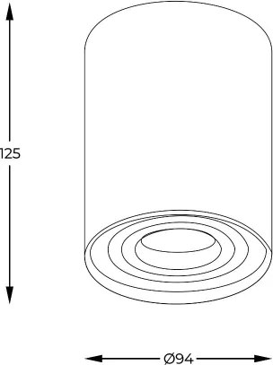 Zuma Line 94354-N – Spot LED RGBW dimabil RONDOO, 1x GU10/6W/230V, auriu + telecomandă