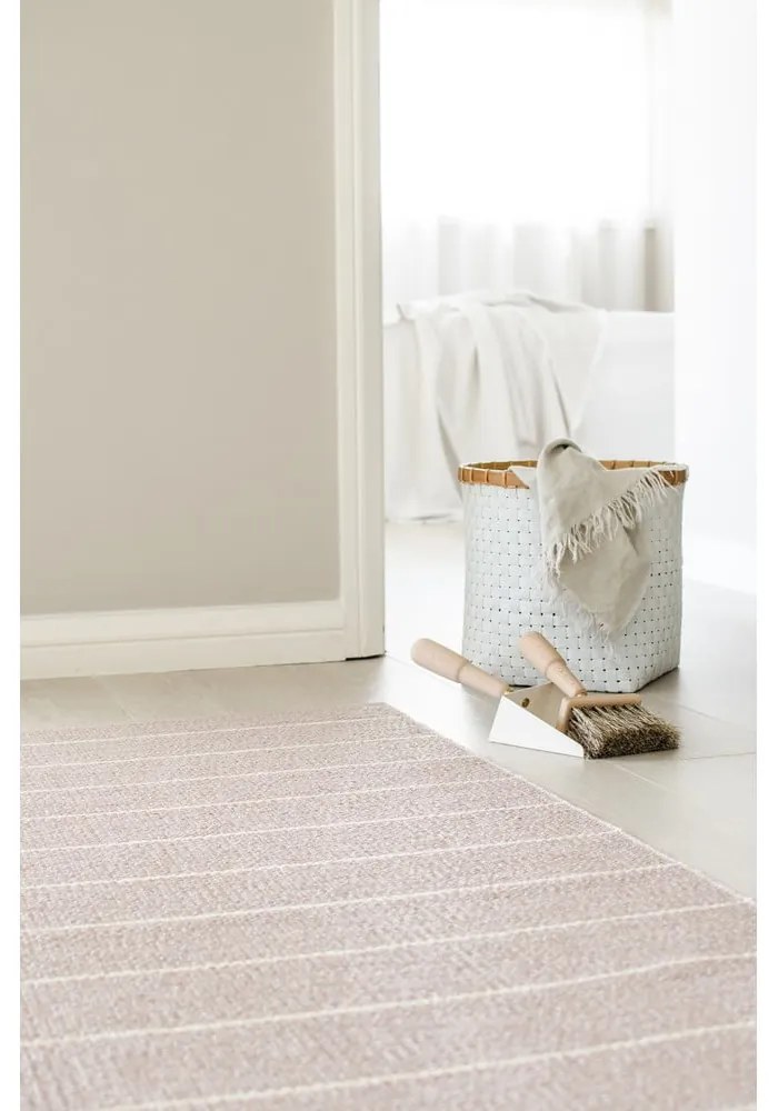 Covor pentru exterior și interior roz deschis 70x90 cm Carl Pale Rose – Pappelina