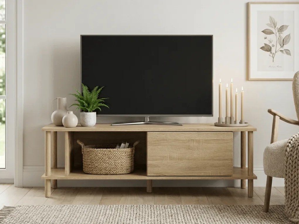 Dulap TV PARIS 150 cm, stejar sonoma