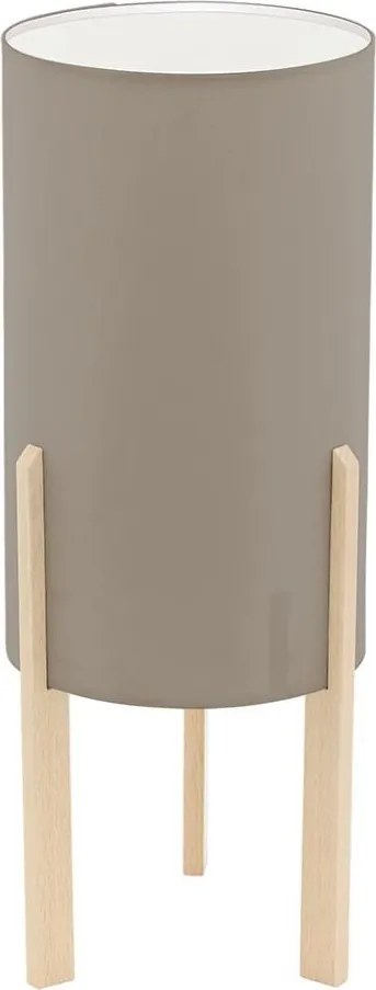 Eglo 97893 - Lampă de masă CAMPODINO, 1x E27/60W/230V, înălțime 400 mm, taupe