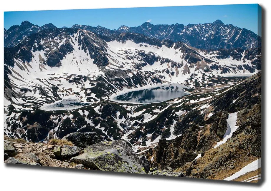 Print pe pânză Lacul în munții tatra
