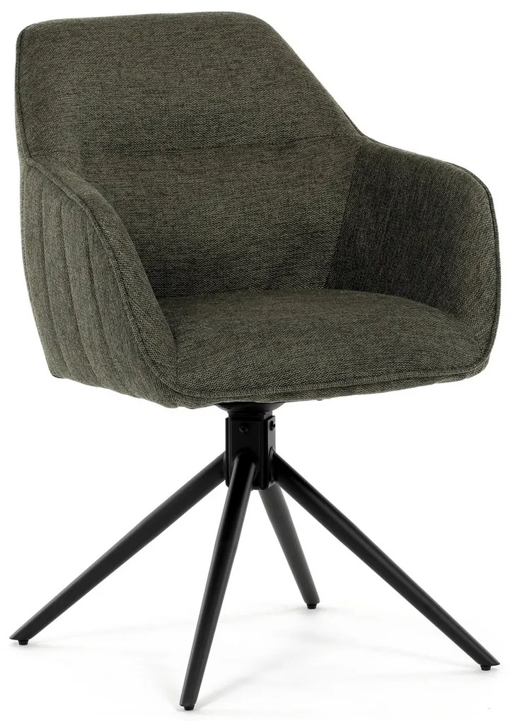 Set de scaune de sufragerie cu mecanism deîntoarcere HC-536 GRN2, 2 buc.