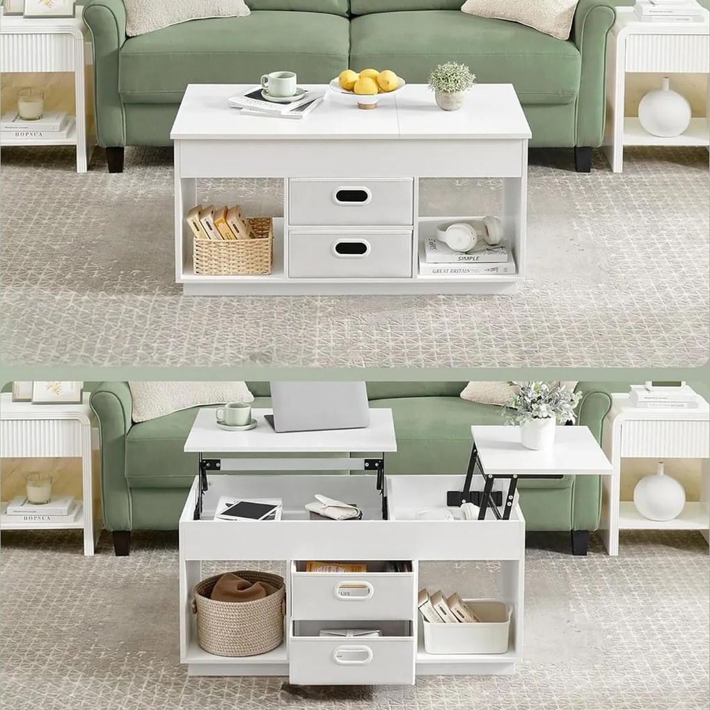 Măsuță de conferință E1021 WT, albă