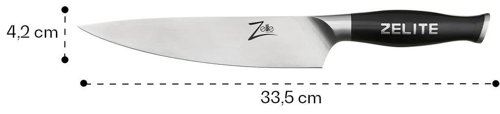 Seria Comfort Pro, cuțitul bucătarului 8”, 56 HRC, oțel inoxidabil