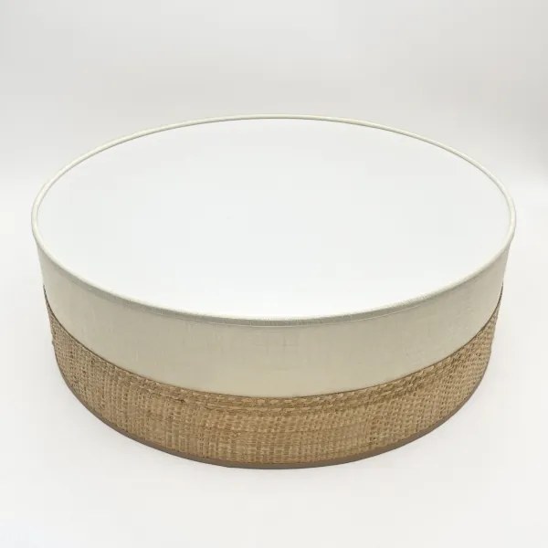 Plafonieră LED SIRJA BOHO LED/36W/230V Ø 45 cm bej/crem