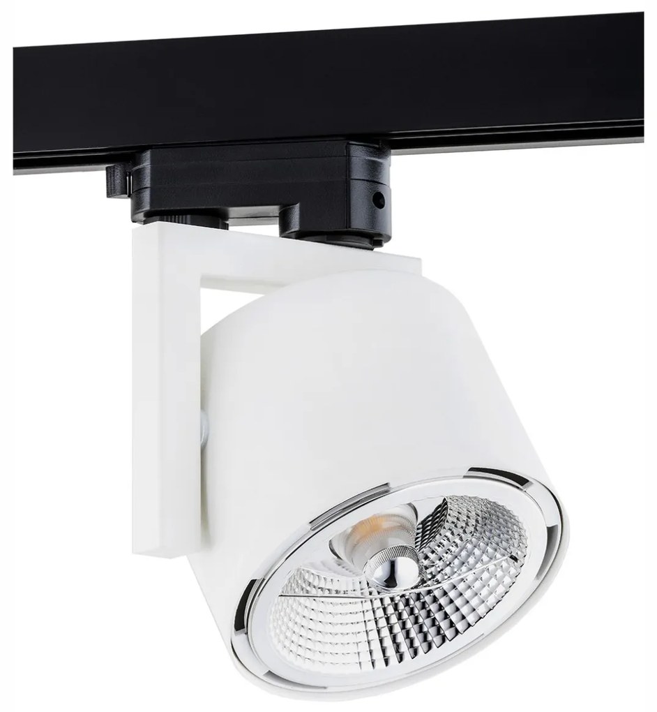 Spot pe sina ALTO alb / Accesoriu pentru sinele trifazate ARGON T-RACK