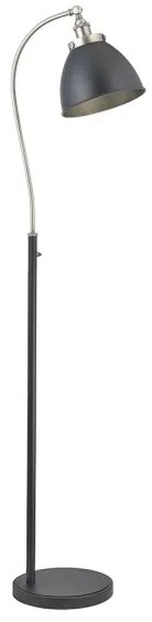 Endon 98753 - Lampă de podea FRANKLIN 1xE27/10W/230V crom mat/antracit