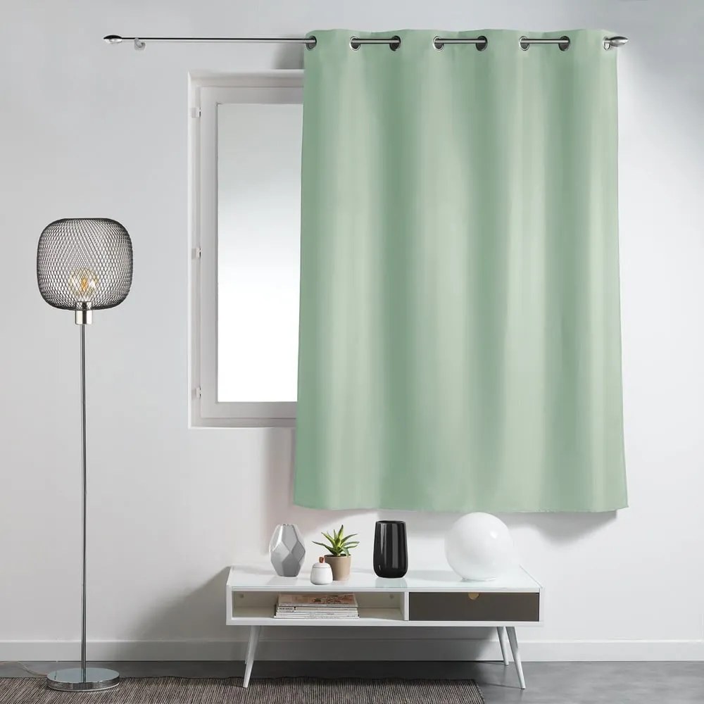 Draperie verde 140x180 cm Essentiel – douceur d'intérieur