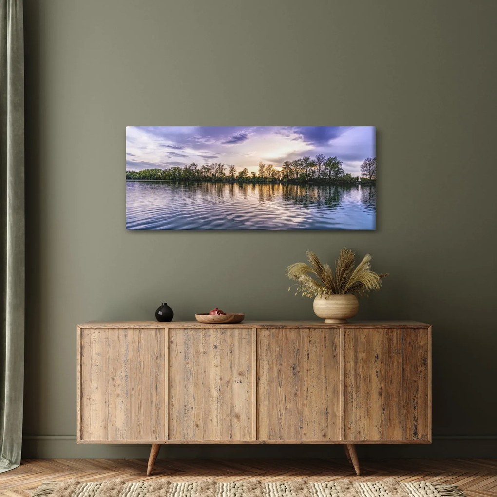 Tablou cu lac (120x50 cm)
