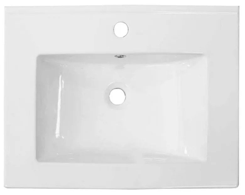 Mobilier complet de baie Porto 60 în culoarea stejarului rustic antracit