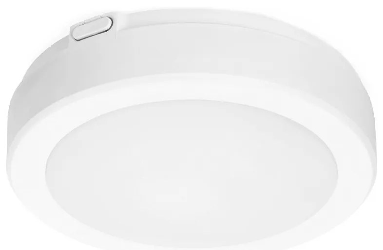 Plafonieră LED cu senzor pentru baie NAIROS LED/12W/230V IP65 cm alb + telecomandă