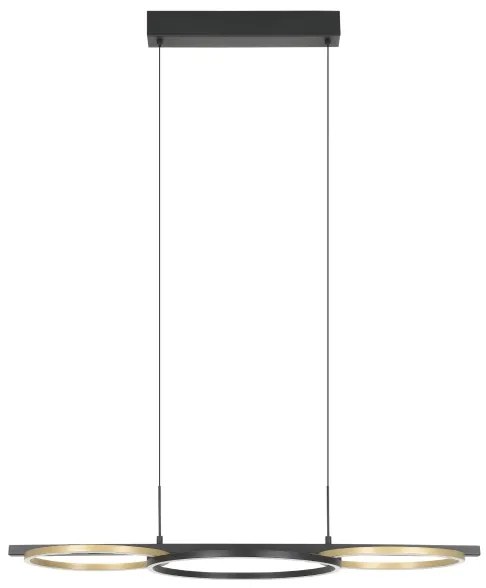 Lustră LED dimabilă pe cablu Eglo 390087 LANACERA 2xLED/12,5W/230V + LED/15,5W