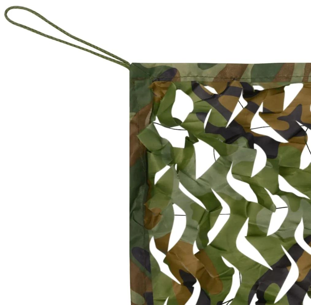 Plasa de camuflaj cu geanta de depozitare, verde, 1,5x6 m Verde, 1.5 x 6 m