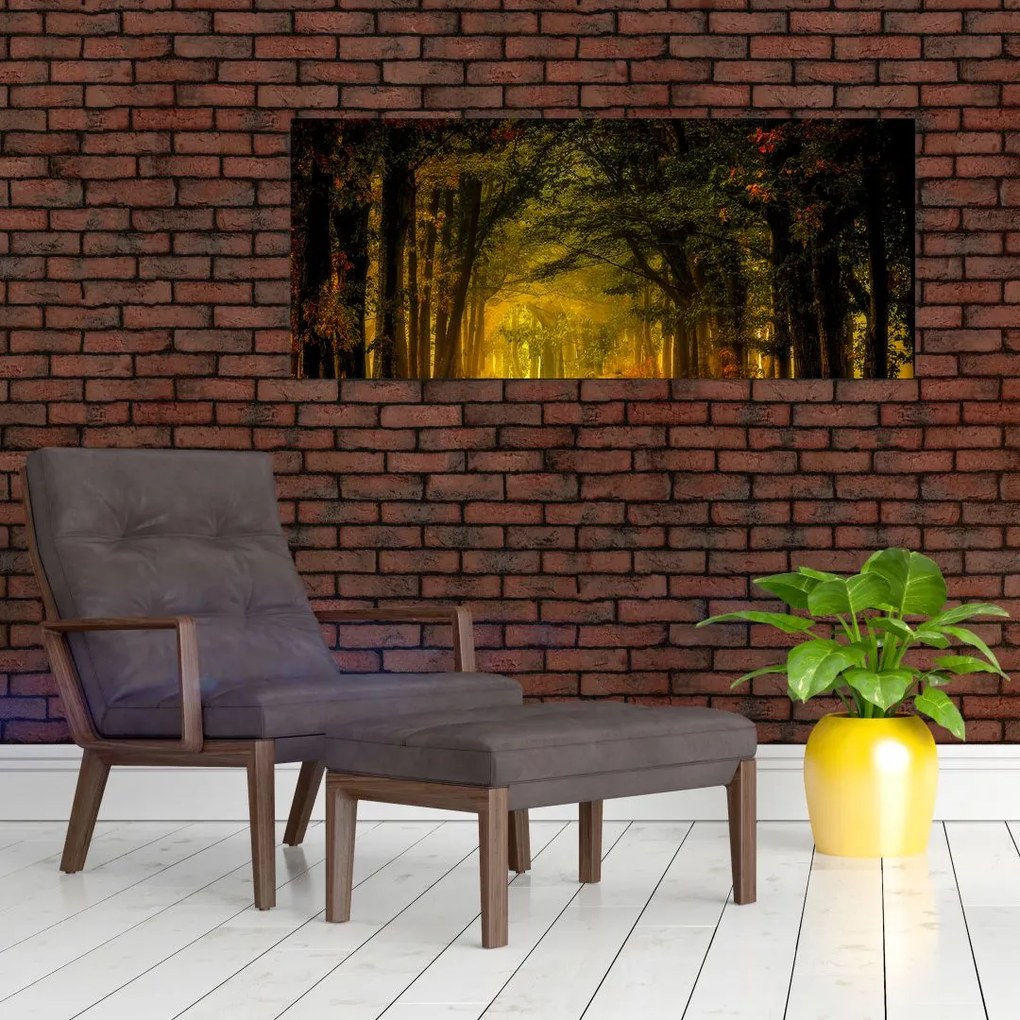 Tablou cu pădure (120x50 cm)