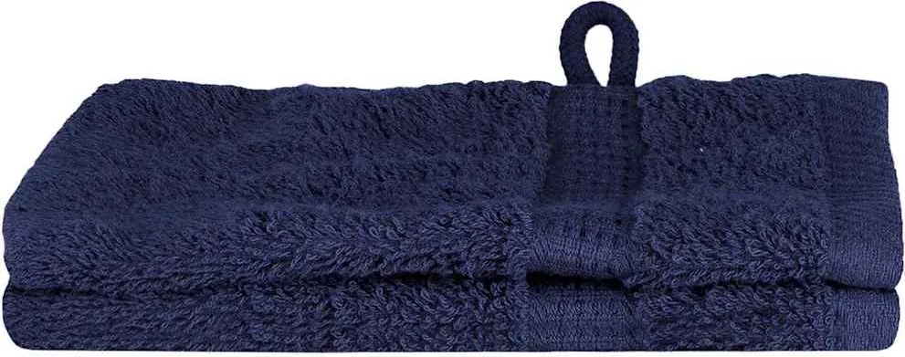 vidaXL Prosop pentru musafiri SOLUND 2 pcs Albastru marin 15 x 21 cm