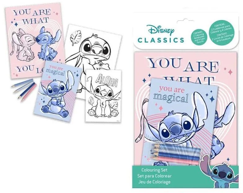 Disney Lilo și Stitch Magical set de colorat