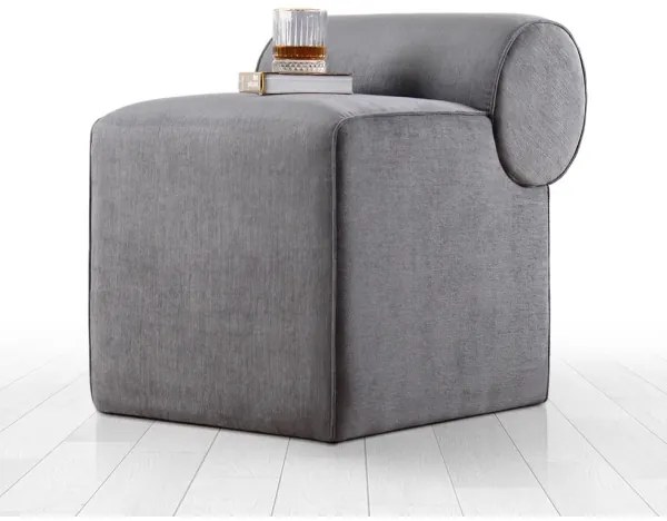 Taburet TIKI, 47 x 45 cm, gri