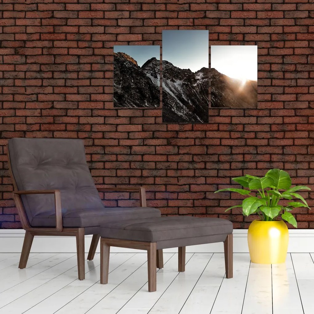 Tablou - Lanț de munți stâncos (90x60 cm)