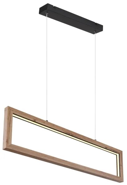 Globo 67287H - Lustră suspendată pe cablu MANDERA LED/24W/230V maro