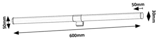 Rabalux ZAIN 75044 - Lumină LED pentru oglindă de baie LED/8W/230V IP44 60 cm