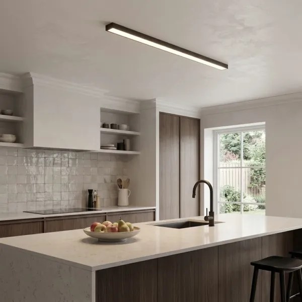 LED Plafonieră/lustră pe cablu LED/44W/230V 4000K 120 cm negru