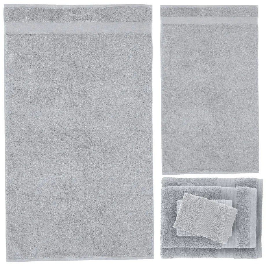 Prosoape de baie gri-deschis 6 buc. din bumbac din frotir Anti-Bacterial – Catherine Lansfield