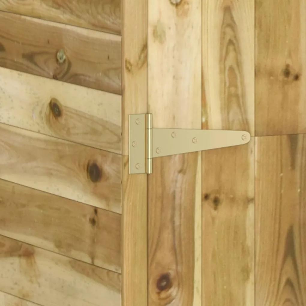 Magazie de gradina pentru scule, 163x50x171 cm, lemn masiv pin