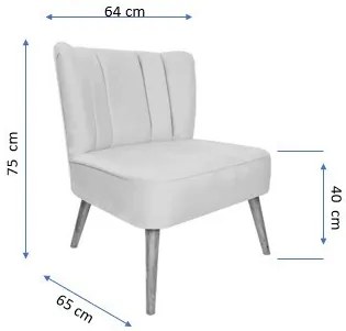 Fotoliu, Lemn Solid, Moon River, Violet