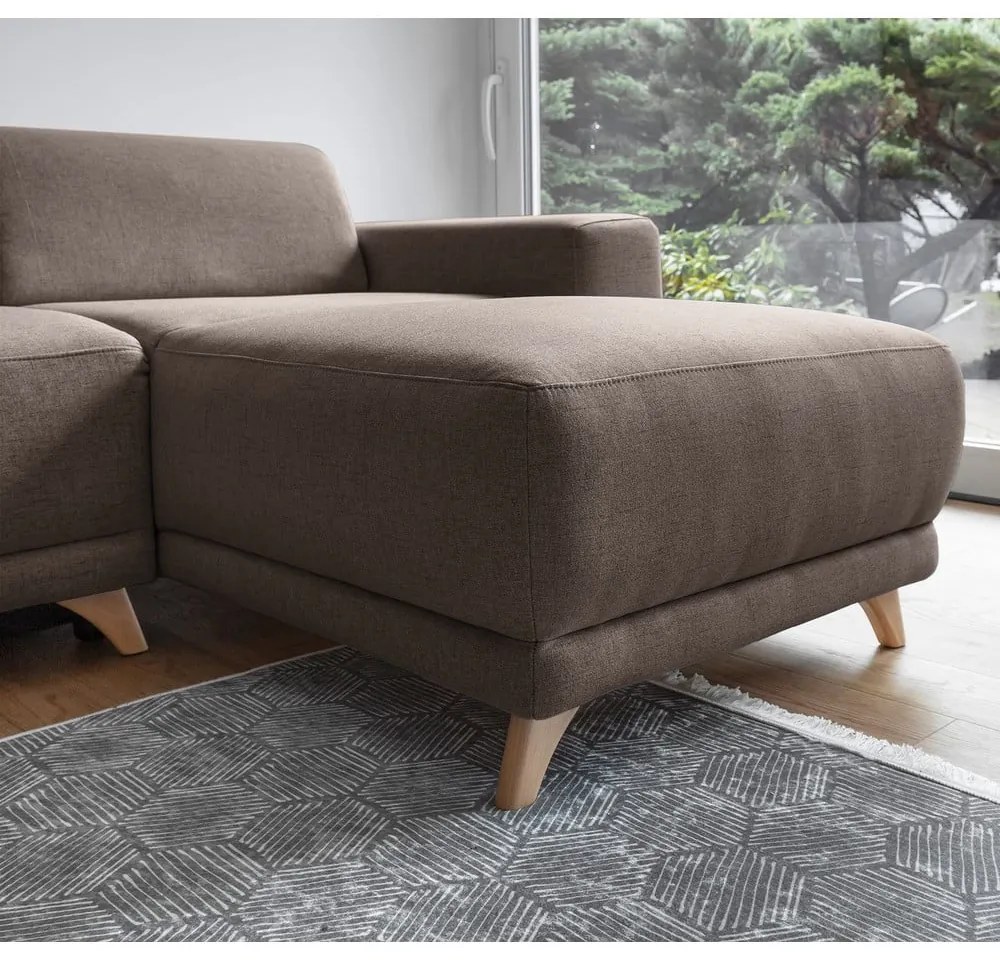 Colțar maro extensibil/cu spațiu de depozitare Classy Sophie – Miuform