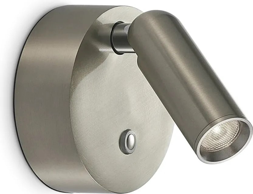 Aplica cu spot LED BEAN AP ROUND RECHARGEABLE NICKEL