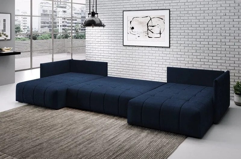 Colțar extensibil dumonde cu ladă de depozitare si sezut confortabil d