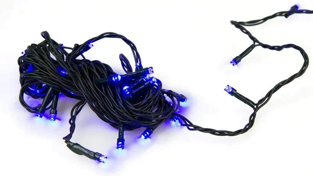 Lumini de Crăciun - 100LED, 10m - albastru