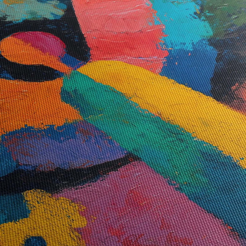 Tablou - Înger abstract cu flori (70x50 cm)