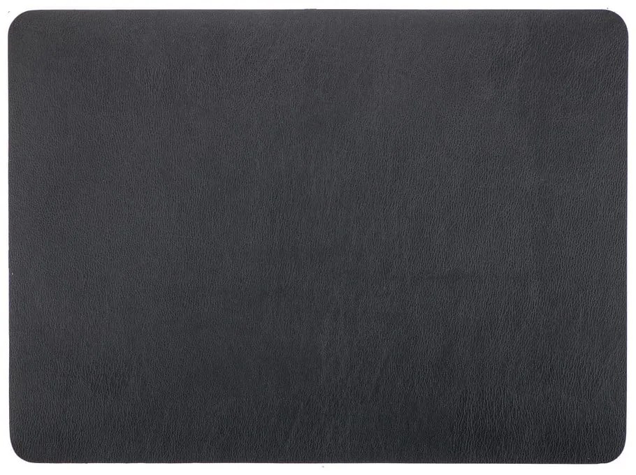 Suport farfurie din imitație de piele ZicZac Togo, 33 x 45 cm, negru