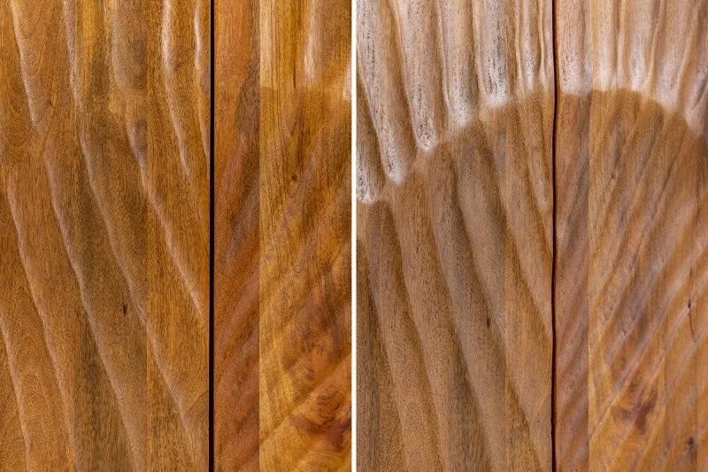 Comoda din lemn de mango Scorpion 140cm, maro