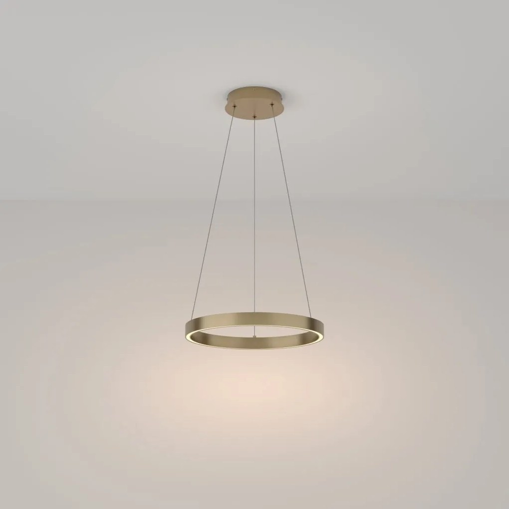 Lustra LED suspendata design modern Rim alama 40cm, 3000K