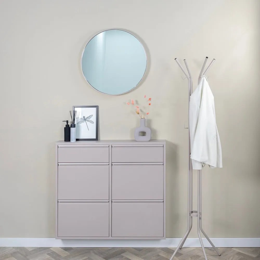 Cuier taupe din metal ø 40x170 cm Jessy – Spinder Design