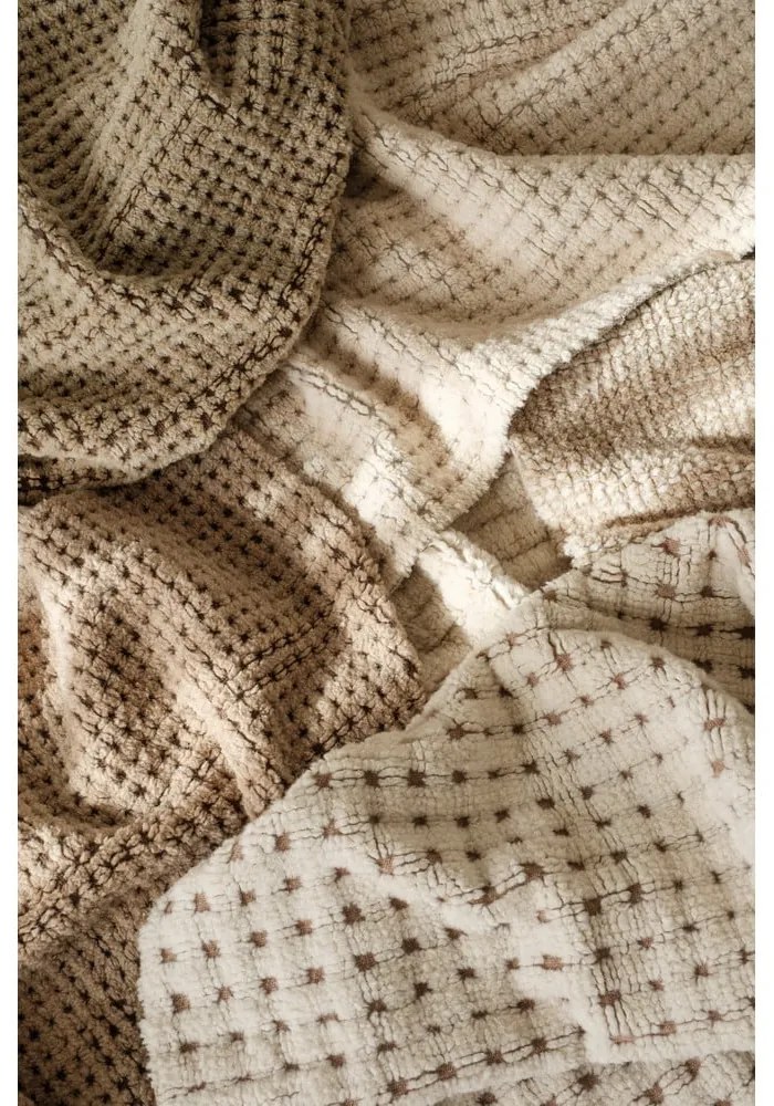 Covor fildeș lavabil, țesut manual din lână 80x140 cm Unexpected Wool – Lorena Canals