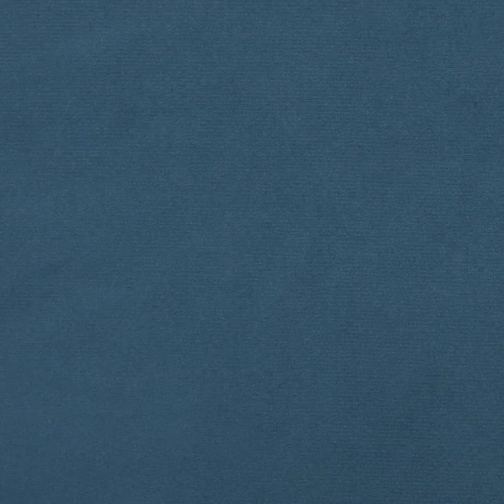 Cadru de pat box spring, albastru inchis, 140x190 cm, catifea Albastru inchis, 25 cm, 140 x 190 cm