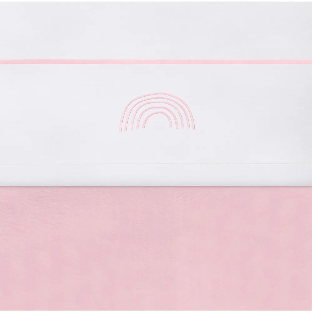 Cearsaf patut Jollein Blush-Pink 120x150 cm
