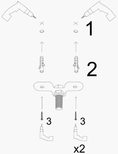 Candelabru pe cablu KEM 7xE27/40W/230V auriu
