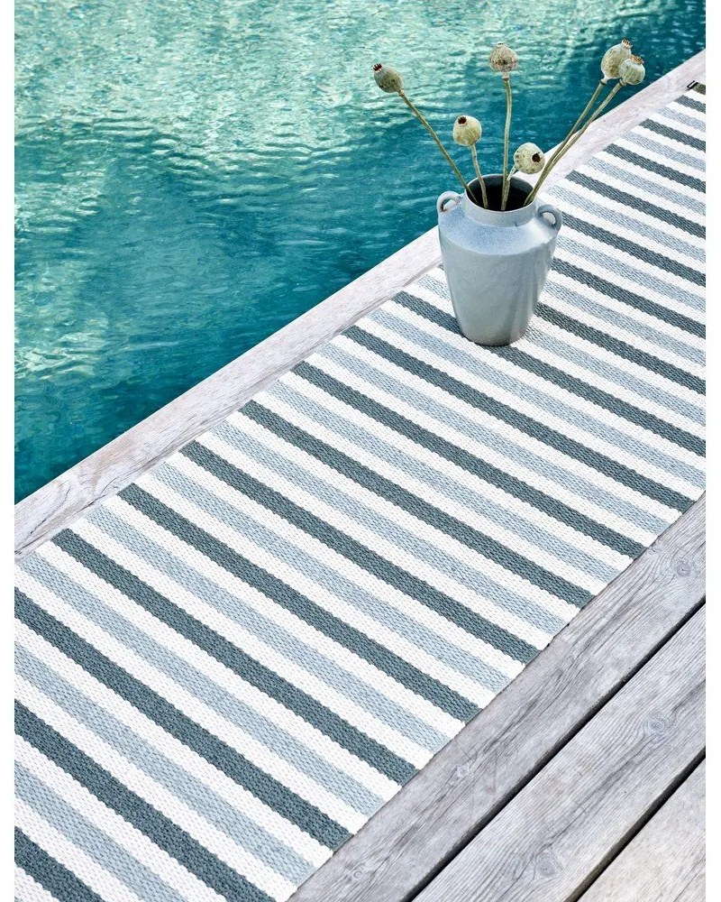 Covor pentru exterior și interior verde/crem 70x120 cm Teo Sage – Pappelina